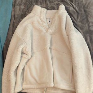 sherpa styled pull over